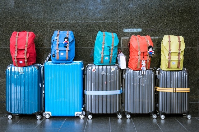 equipaje en aeropuerto