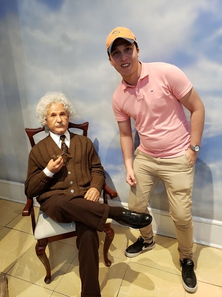 Albert Einstein en el Museo de cera