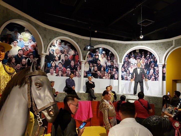 Placido Domingo en el Museo de Cera en ciudad de mexico