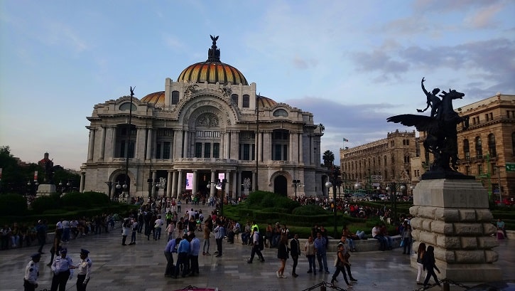 Palacio de bellas artes en ciudad de méxico en 4 días