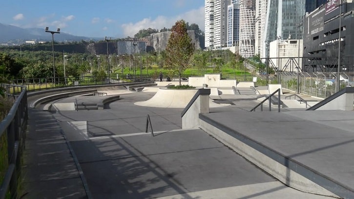 skatepark en parque la mexicana