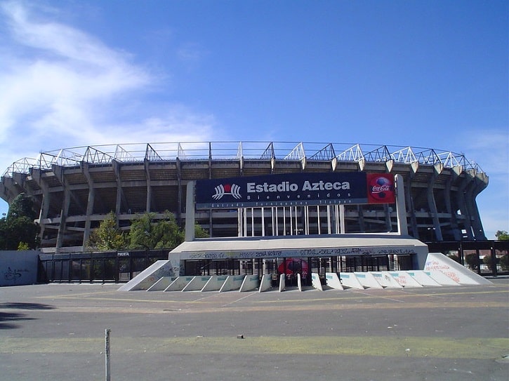 estadio azteca día 4 en Ciudad de México