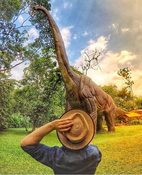 Braqueosaurio  en Dino park Guatemala