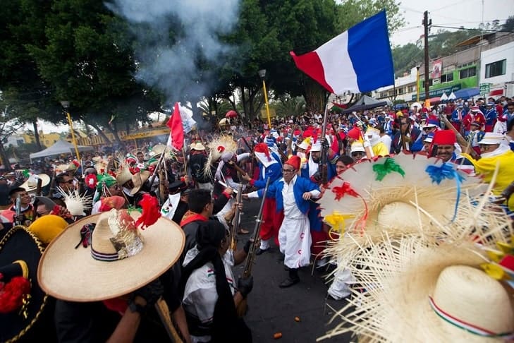 Celebración de Cinco de Mayo en México