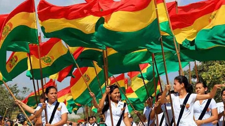Celebración del Día de la Independencia de Bolivia