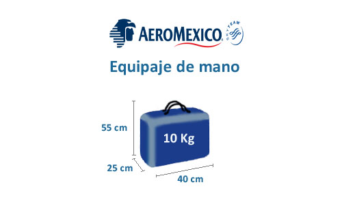 Equipaje de mano en Aeroméxico