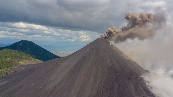 Volcán de Pacaya en Guatemala