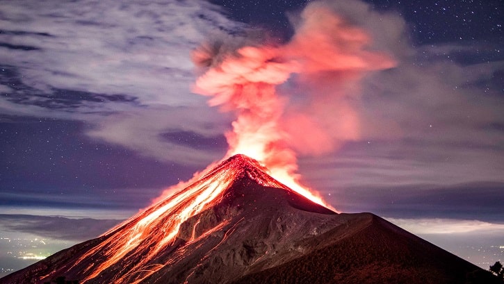 Volcanes de Guatemala: Volcán de Fuego